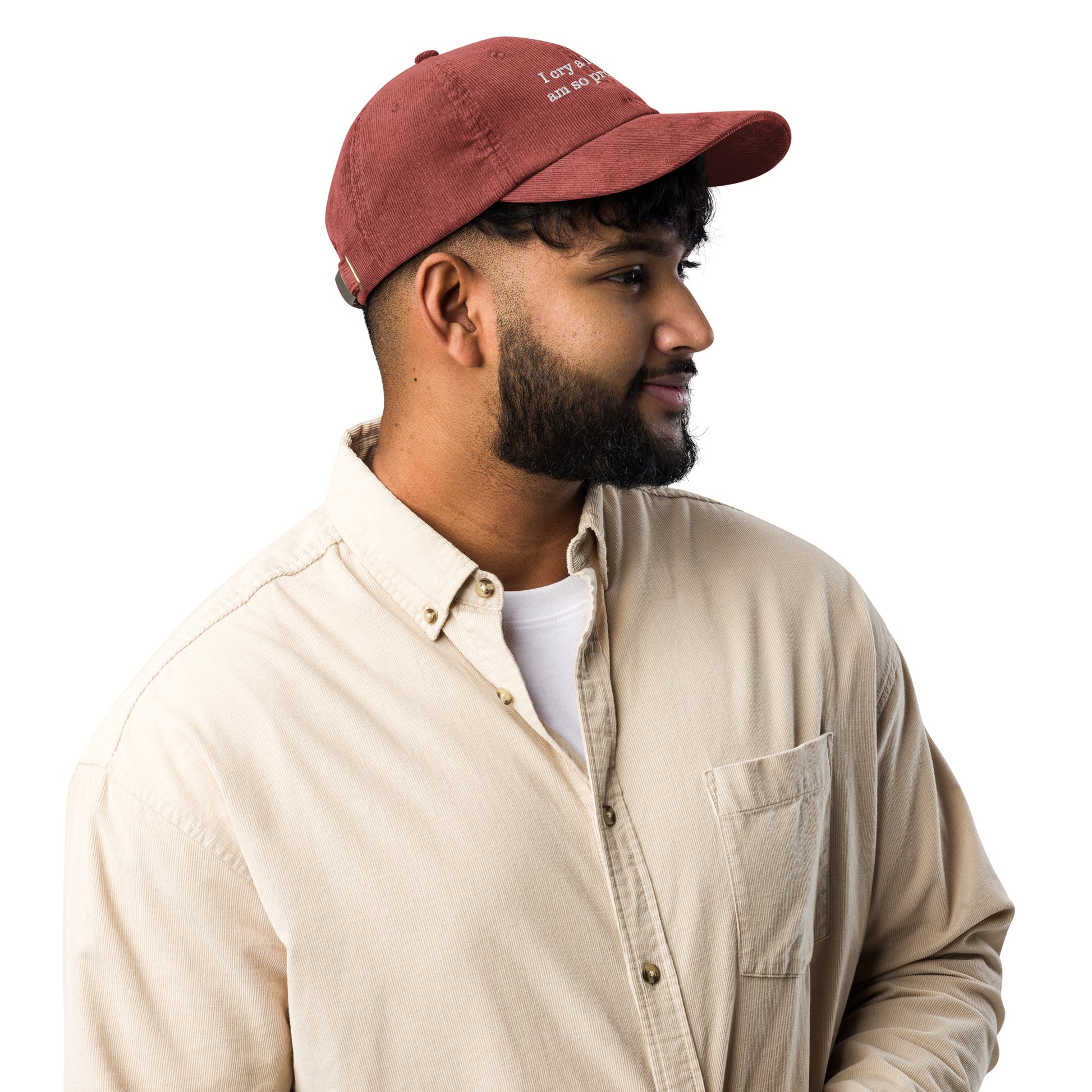 I Cry a Lot But I Am So Productive It's an Art Corduroy Vintage Dad Hat