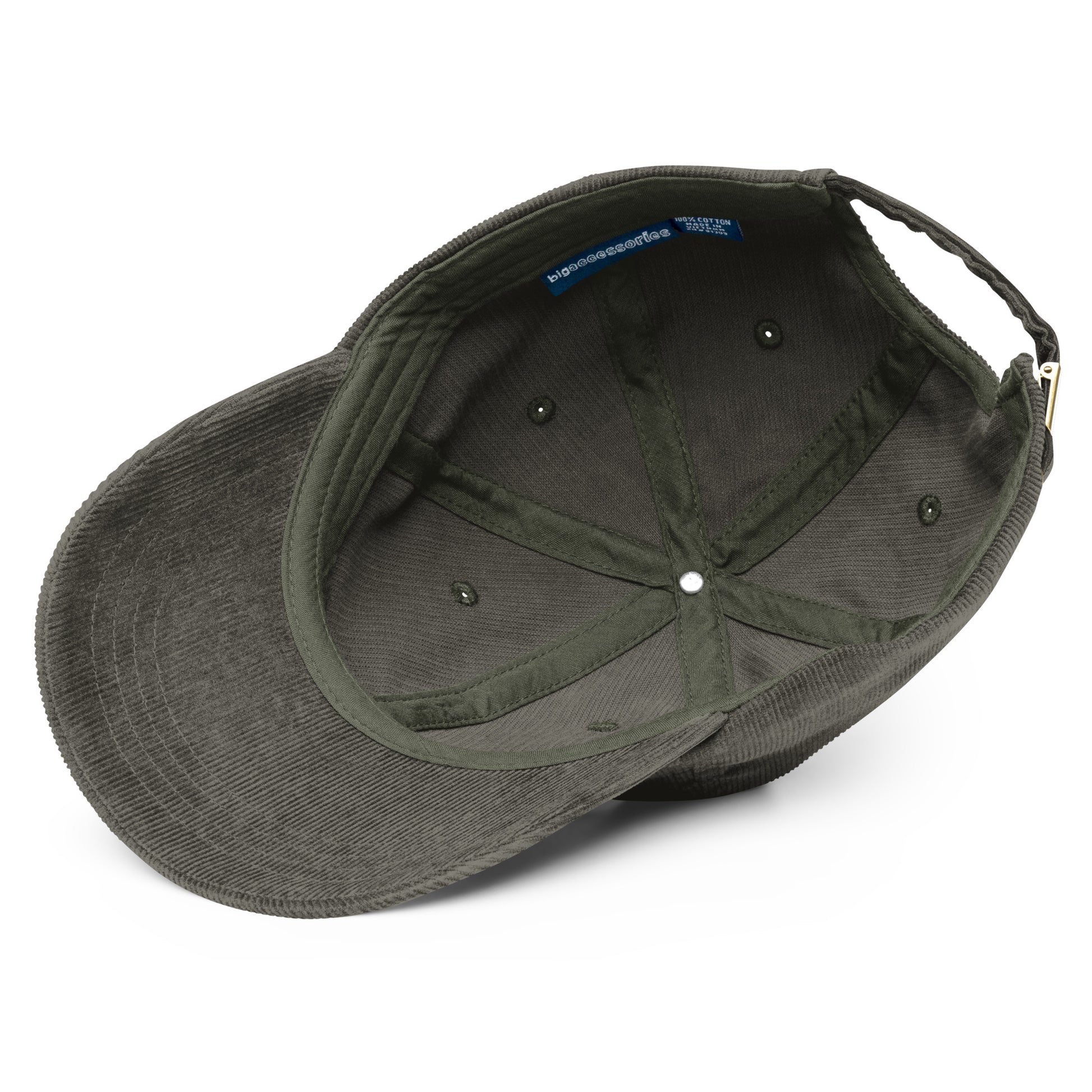 Middle Child Embroidered Corduroy Cap